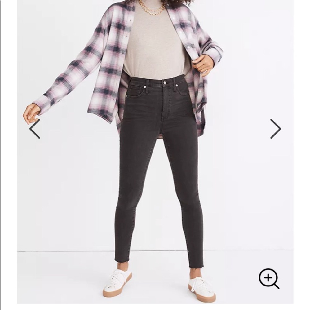 Madewell high riser skinny jeans